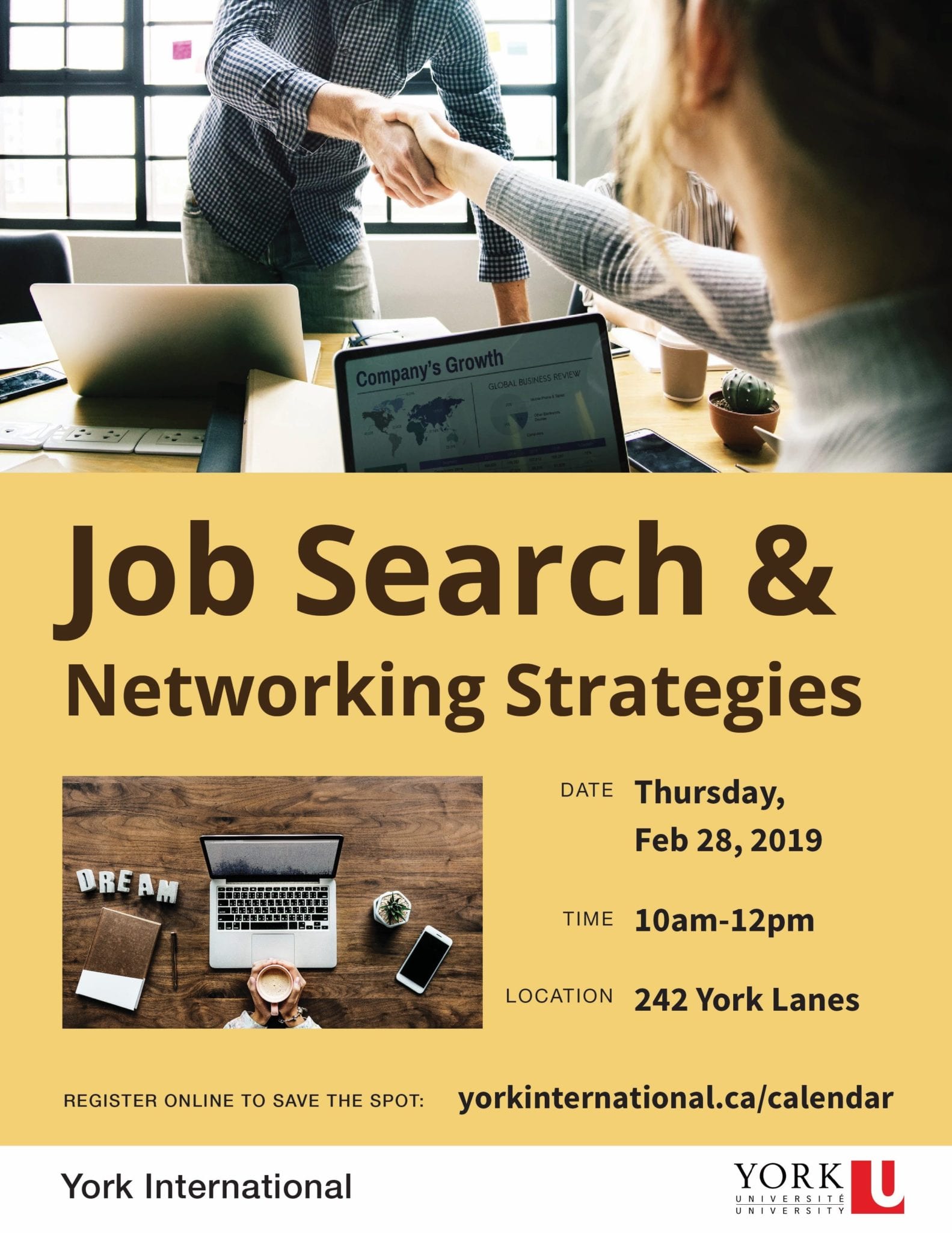 Job Search & Networking Strategies York International