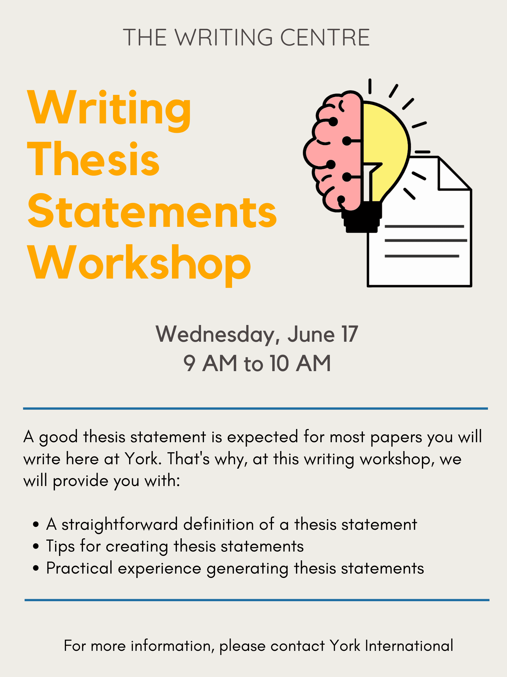 how to write a better thesis statement