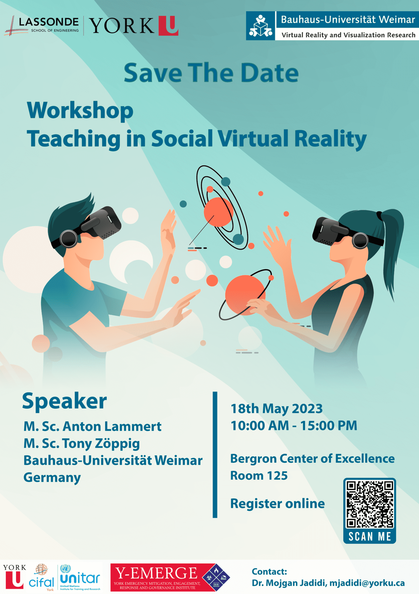 Teaching in Social Virtual Reality @ Bergeron Centre of Excellence