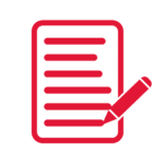 Application red icon.