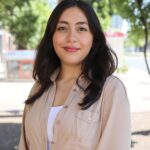 Headshot of Anael Oliveros Aguilar outdoors.